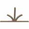 Ekena Millwork Richland Smooth Timber Gable Bracket, Douglas Fir, 108"W x 72"H x 3 1/2"D x 5 1/2"F, 16/12 Pitch GBW108X72X0406RIC00SDF - alternate 2
